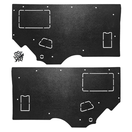 Heavy Duty ABS Rear Interior Mid Panel Set (1984-89 4Runner)