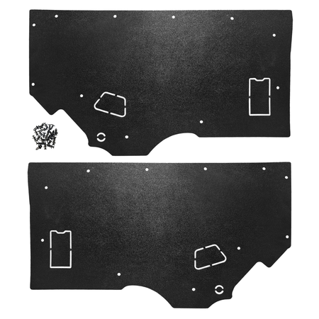 Heavy Duty ABS Rear Interior Mid Panel Set (1984-89 4Runner)
