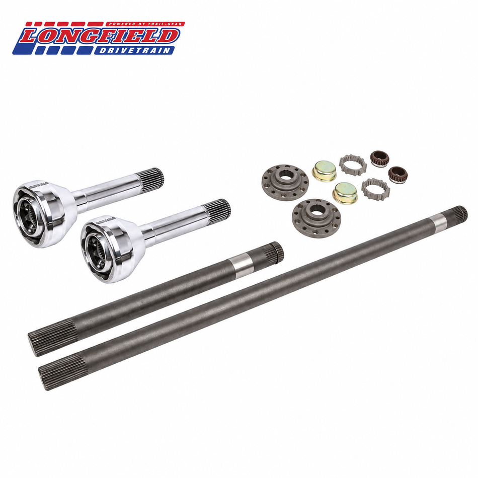 Longfield 30-Spline Gun-Drilled Birfield & Axle Super Set | Solid Axle (1979-95 Pickup / 1984-95 4Runner)