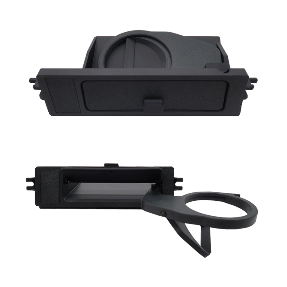 Radio-bezel pull-out cup holder for 1984-88 Pickup and 1984-89 4Runner