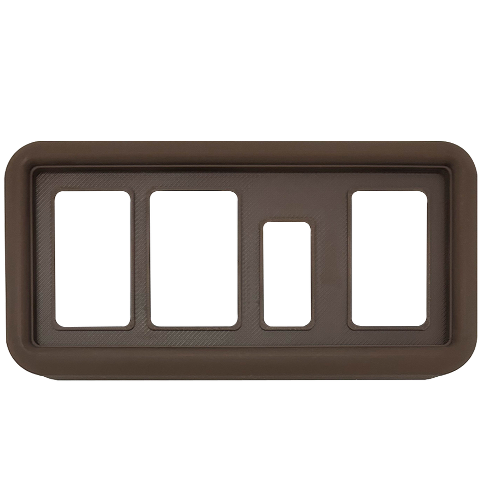 SR5 driver power-window switch surround in gray finish