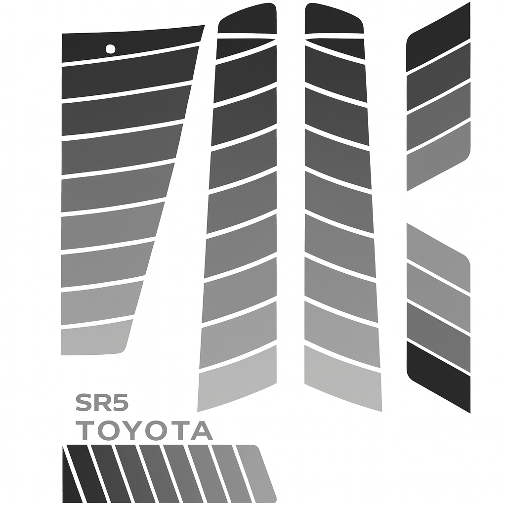 SR5 Gray/Silver Exterior Graphics/Decal Kit (1984-89 4Runner/Pickup) — product image 1