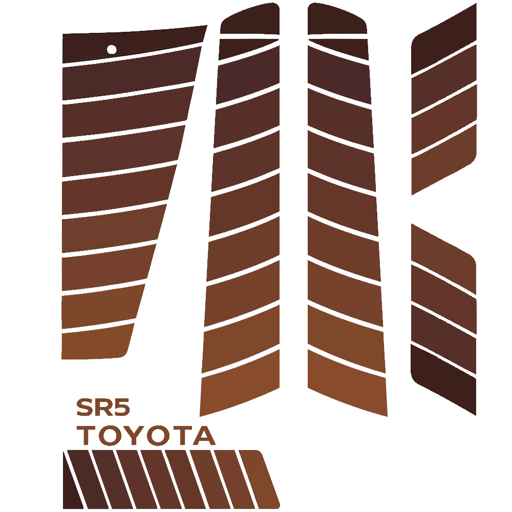 SR5 Gray/Silver Exterior Graphics/Decal Kit (1984-89 4Runner/Pickup) — product image 3