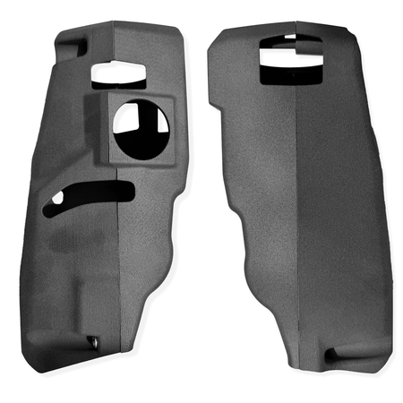 Tilt steering-column cover mounting detail
