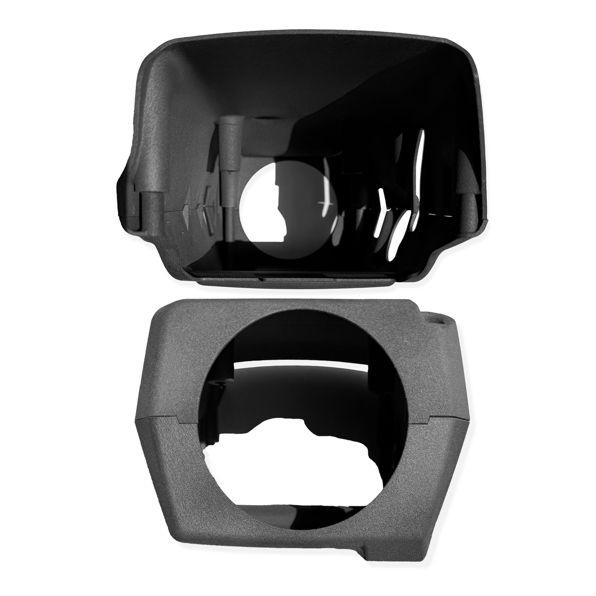Paintable tilt steering-column cover clamshell