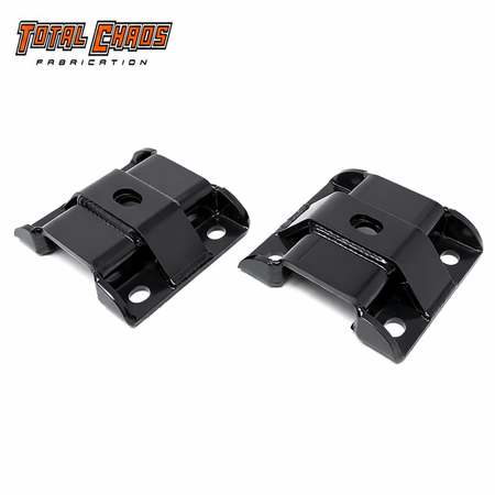 Total Chaos rear U-bolt relocation plates for Toyota leaf-spring suspension