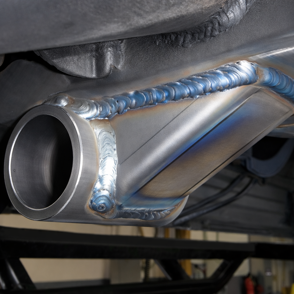 Total Chaos shackle pivot gusset weld-on reinforcement detail