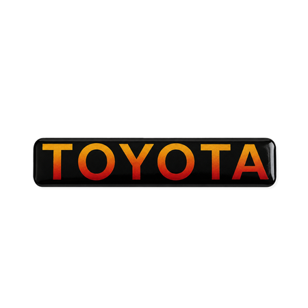 TRD-style TOYOTA steering-wheel decal for 1987-88 Pickup and 1987-89 4Runner