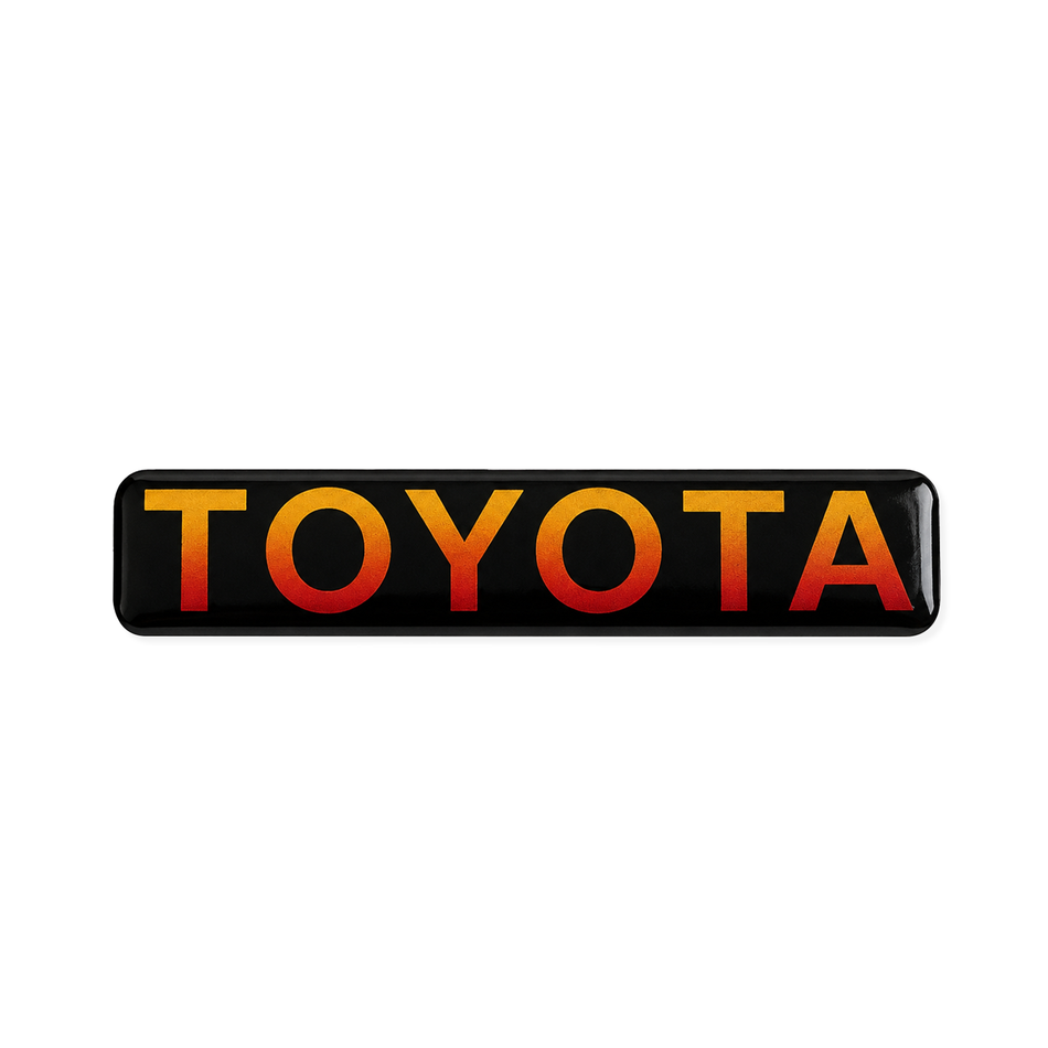TRD-style TOYOTA steering-wheel decal for 1987-88 Pickup and 1987-89 4Runner