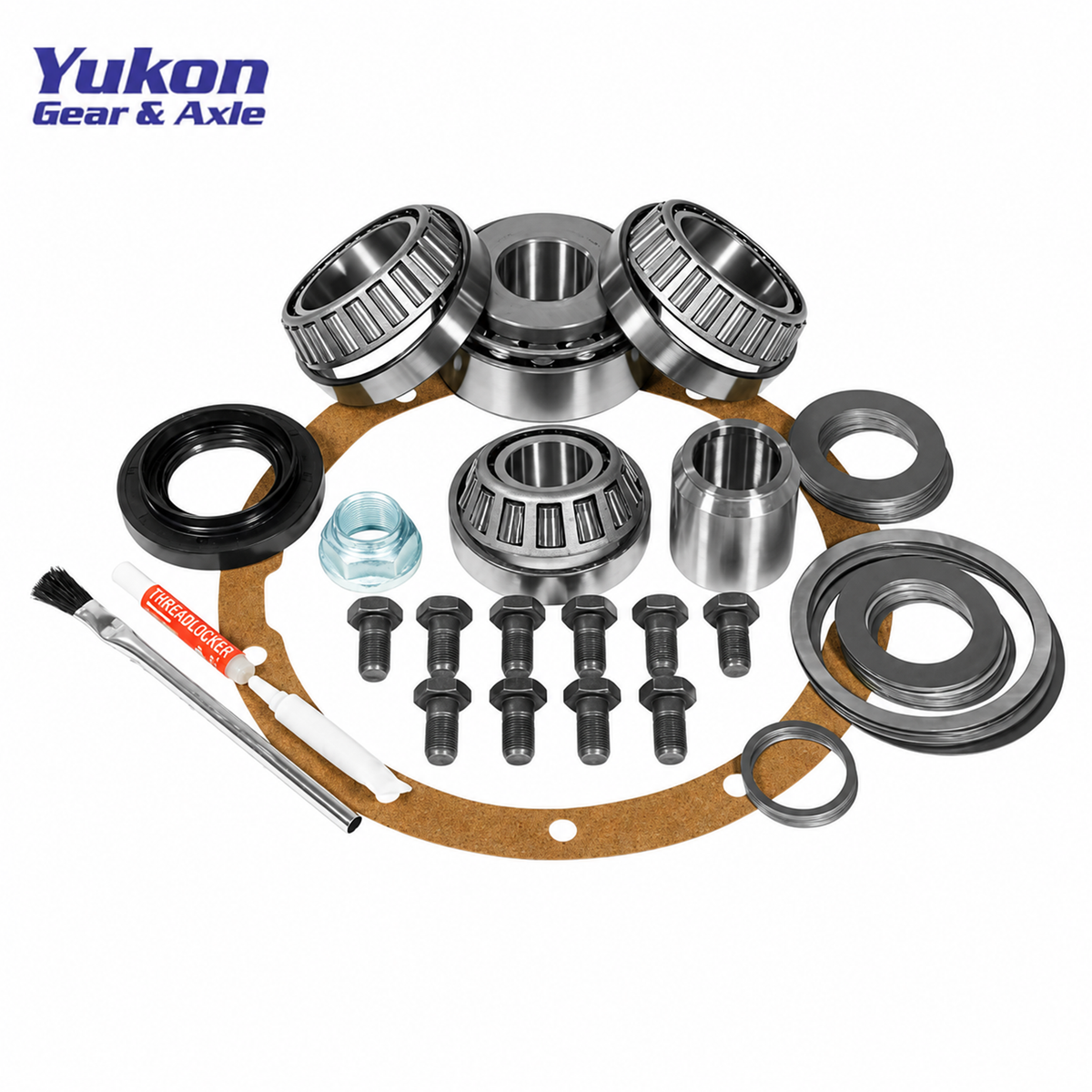 Yukon Gear Toyota V6 and Turbo master differential overhaul kit components